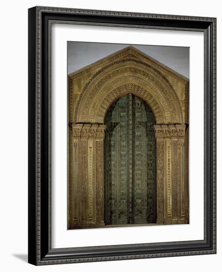 Bronze Door, 1185-1186-Bonanno Pisano-Framed Premium Giclee Print