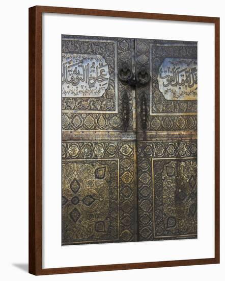 Bronze Doors in the Courtyard of the Friday Mosque or Masjet-Ejam, Herat, Afghanistan-Jane Sweeney-Framed Photographic Print