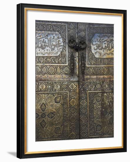 Bronze Doors in the Courtyard of the Friday Mosque or Masjet-Ejam, Herat, Afghanistan-Jane Sweeney-Framed Photographic Print