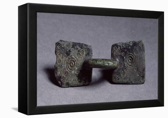 Bronze Fibula, Longobard Civilization-null-Framed Premier Image Canvas