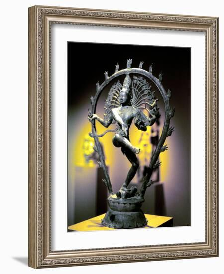 Bronze Figure of Shiva, Tamil Nadu, India, 950-null-Framed Photographic Print