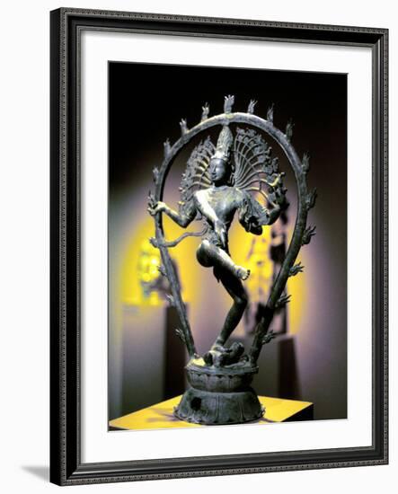 Bronze Figure of Shiva, Tamil Nadu, India, 950-null-Framed Photographic Print
