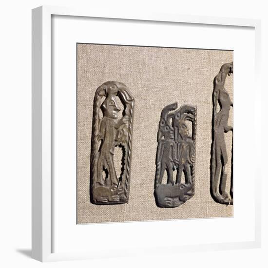 Bronze from Kama River Tribes, USSR, 3rd century BC-8th century-Unknown-Framed Giclee Print