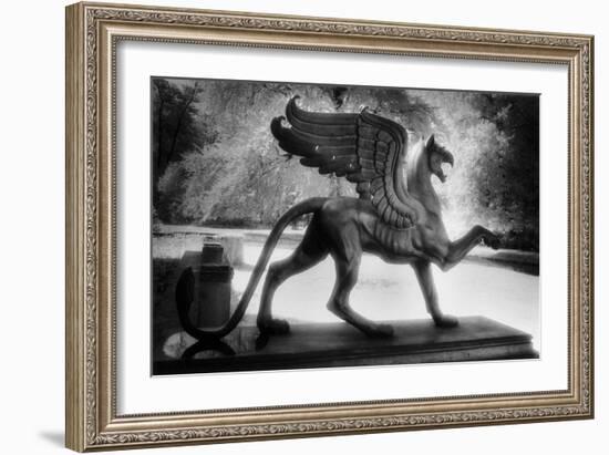 Bronze Griffin, Schloss Branitz, Cottbus, Brandenburg, Germany-Simon Marsden-Framed Giclee Print