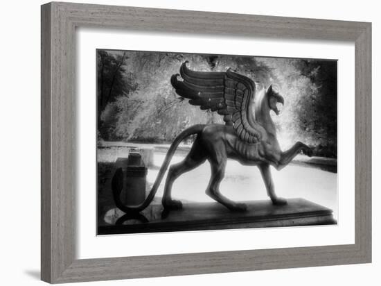 Bronze Griffin, Schloss Branitz, Cottbus, Brandenburg, Germany-Simon Marsden-Framed Giclee Print