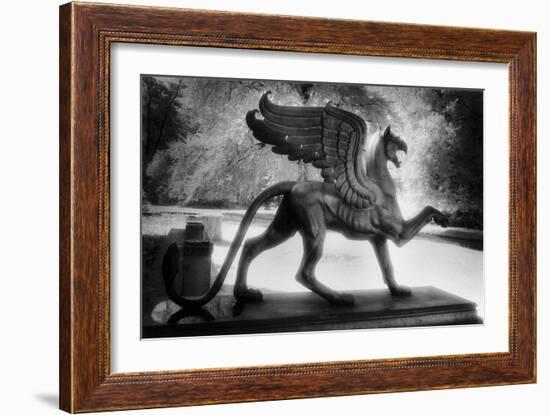 Bronze Griffin, Schloss Branitz, Cottbus, Brandenburg, Germany-Simon Marsden-Framed Giclee Print