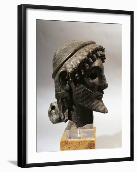 Bronze Head of Zeus, from Olympia, Greece-null-Framed Giclee Print