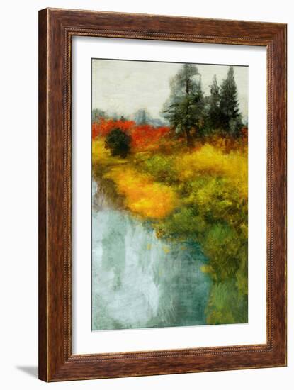 Bronze Horizon II-Matina Theodosiu-Framed Art Print