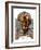 "Bronze Lincoln,"February 12, 1938-Joseph Christian Leyendecker-Framed Giclee Print