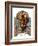 "Bronze Lincoln,"February 12, 1938-Joseph Christian Leyendecker-Framed Giclee Print