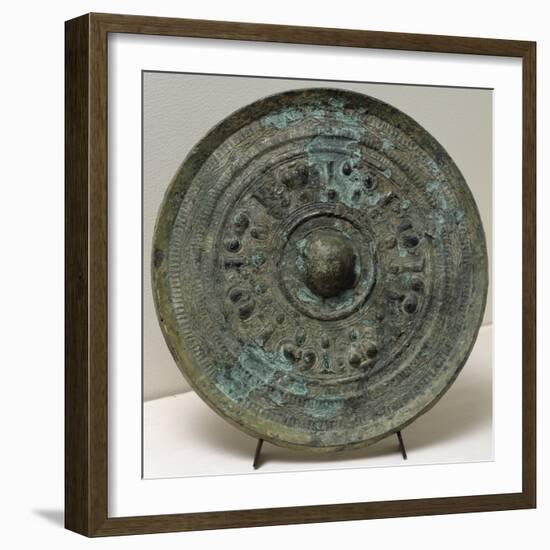 Bronze Mirror from Tomami, Department of Hyogo, Japan-null-Framed Giclee Print