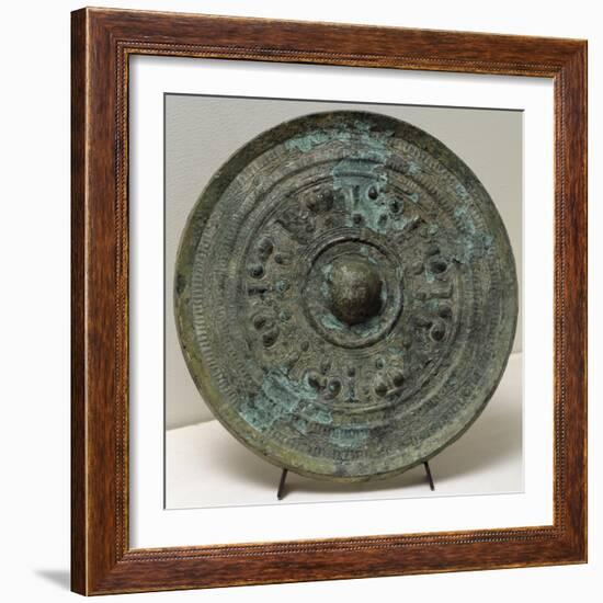 Bronze Mirror from Tomami, Department of Hyogo, Japan-null-Framed Giclee Print