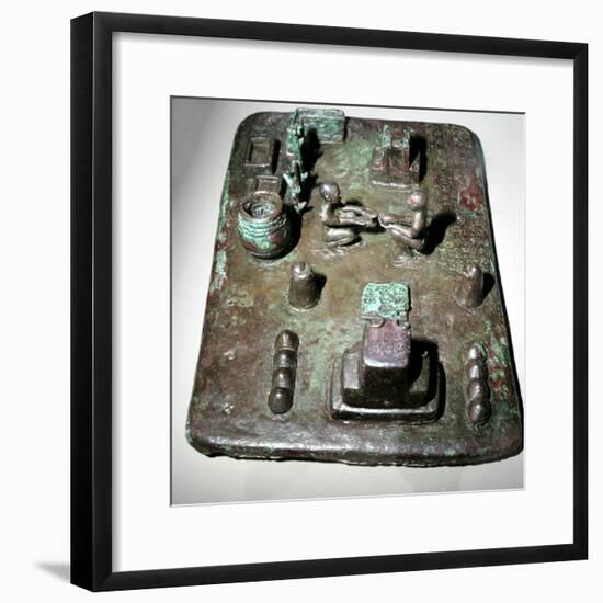 Bronze model of a cult place for ceremony of the rising of the sun, c1150 BC. Artist: Unknown-Unknown-Framed Giclee Print
