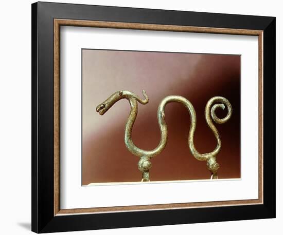 Bronze ornament in the shape of a serpent-Werner Forman-Framed Giclee Print