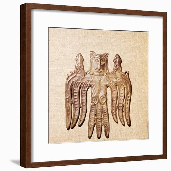 Bronze Plaque, Kama River Tribes Mircaulous Image of Shamanism, 3rd century BC-8th century-Unknown-Framed Giclee Print