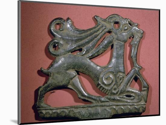 Bronze plaque with an elaborate animal, 4th century BC. Artist: Unknown-Unknown-Mounted Giclee Print