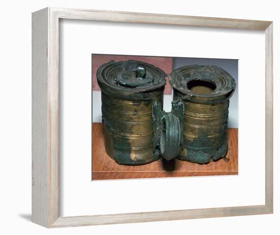 Bronze Roman inkpots, 2nd century-Unknown-Framed Giclee Print