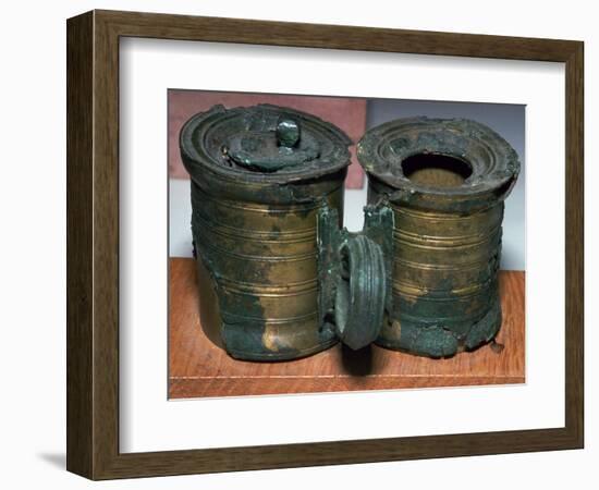 Bronze Roman inkpots, 2nd century-Unknown-Framed Giclee Print