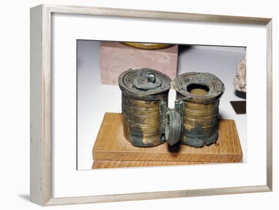 Bronze Roman Inkpots,at Chatillon-sur-Seine. France, c2nd-3rd century-Unknown-Framed Giclee Print