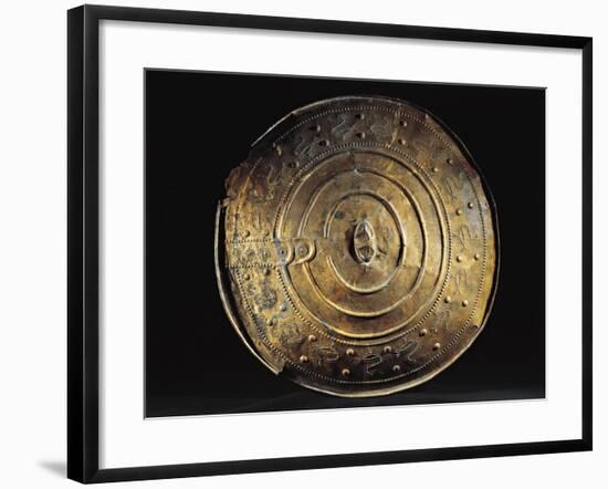 Bronze Shield from Nackhalle, Sweden-null-Framed Giclee Print