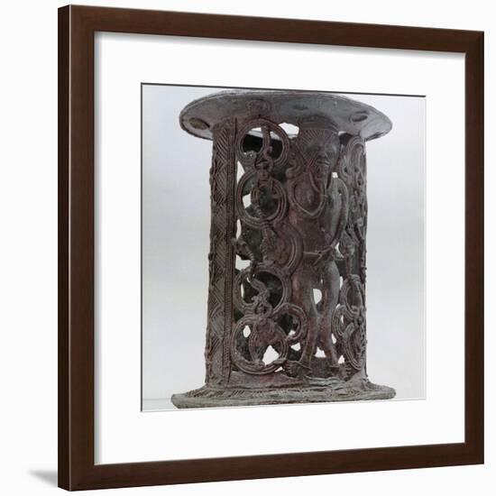 Bronze stand, Igbo Ukwu, Nigeria, 9th century-Werner Forman-Framed Photographic Print
