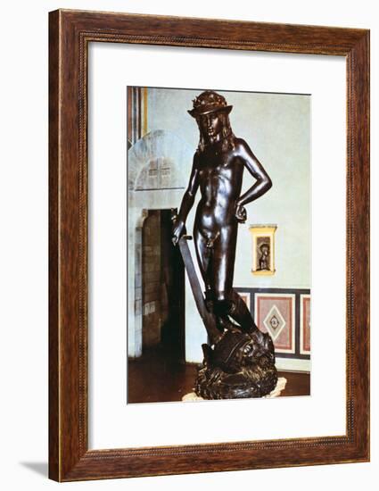 Bronze Statue of David, C1430-1440-Donatello-Framed Giclee Print