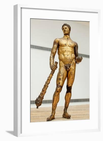 Bronze Statue of Hercules-null-Framed Photographic Print