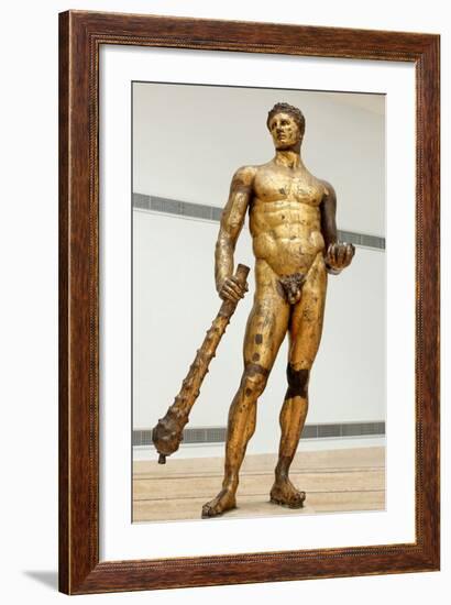 Bronze Statue of Hercules-null-Framed Photographic Print