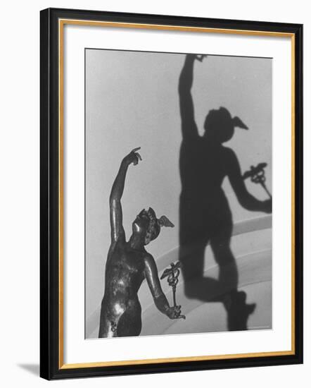 Bronze Statue of Mercury Done by French Sculptor in the 16th Century-Loomis Dean-Framed Photographic Print