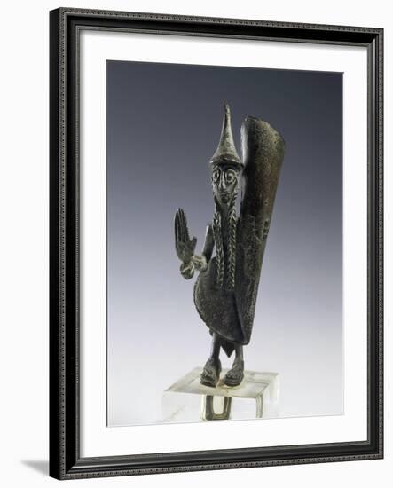 Bronze Statuette of Priest, from the Necropolis of Cavalupo at Vulci-null-Framed Giclee Print