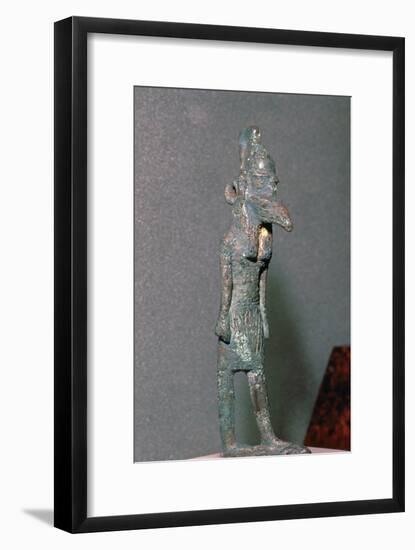 Bronze statuette of the Egyptian god Set. Artist: Unknown-Unknown-Framed Giclee Print