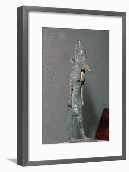 Bronze statuette of the Egyptian god Set. Artist: Unknown-Unknown-Framed Giclee Print