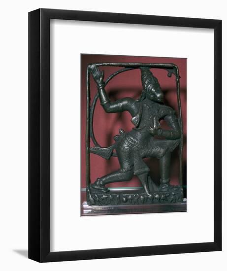 Bronze statuette of the god Hanuman, 11th century. Artist: Unknown-Unknown-Framed Giclee Print