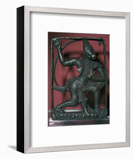 Bronze statuette of the god Hanuman, 11th century. Artist: Unknown-Unknown-Framed Giclee Print
