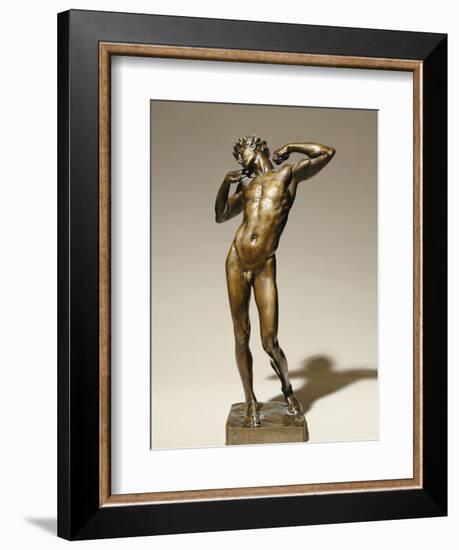 Bronze Statuette of the Sluggard-Frederick Leighton-Framed Giclee Print