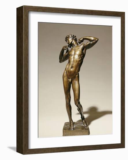 Bronze Statuette of the Sluggard-Frederick Leighton-Framed Giclee Print