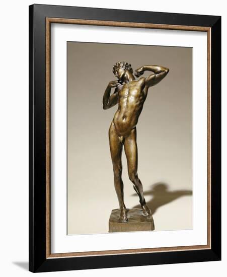 Bronze Statuette of the Sluggard-Frederick Leighton-Framed Giclee Print