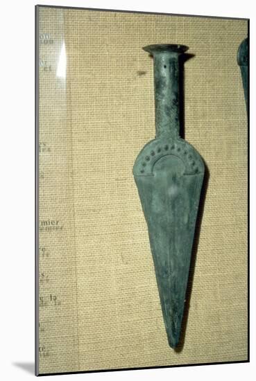 Bronze Sword from hoard found in Abruzzi region, Italy, 1800-1500 BC-Unknown-Mounted Giclee Print