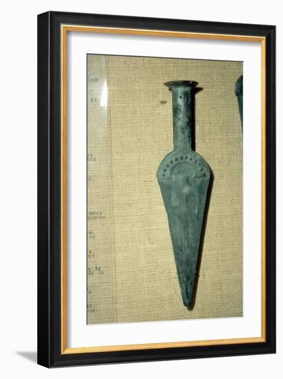 Bronze Sword from hoard found in Abruzzi region, Italy, 1800-1500 BC-Unknown-Framed Giclee Print