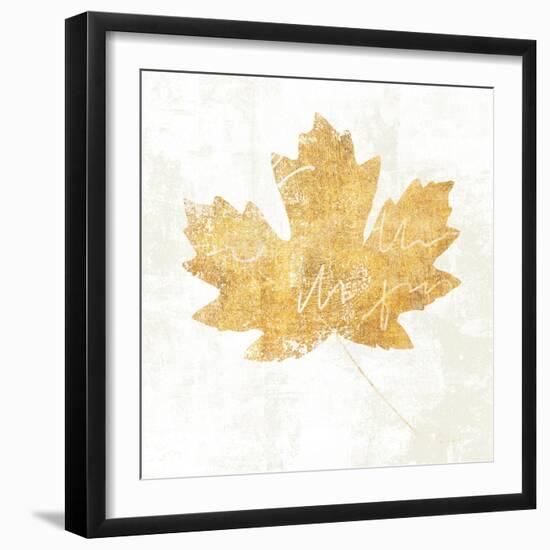 Bronzed Leaf IV-Sue Schlabach-Framed Art Print