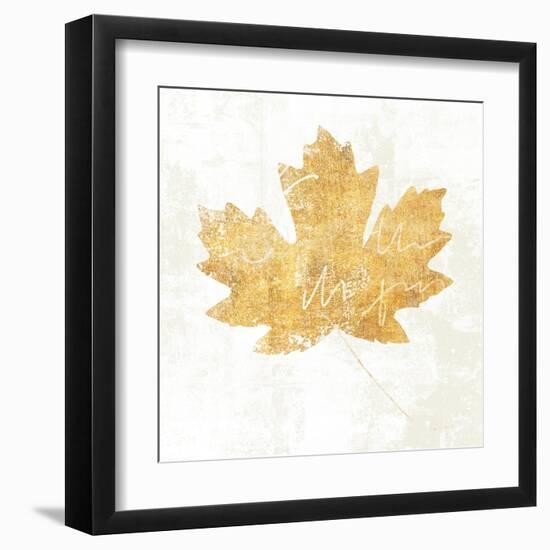 Bronzed Leaf IV-Sue Schlabach-Framed Art Print