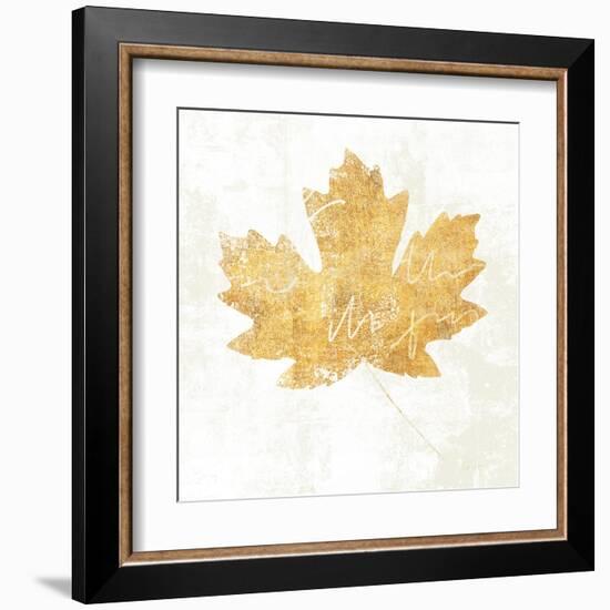 Bronzed Leaf IV-Sue Schlabach-Framed Art Print