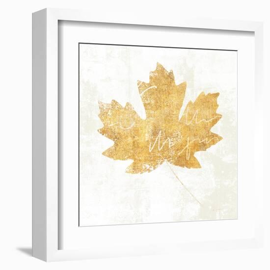 Bronzed Leaf IV-Sue Schlabach-Framed Art Print