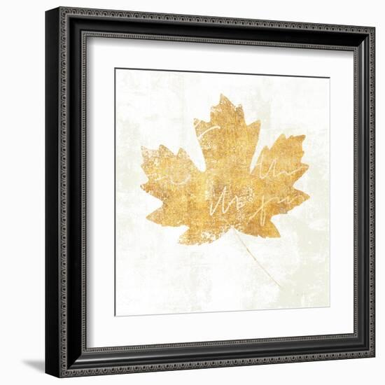 Bronzed Leaf IV-Sue Schlabach-Framed Art Print