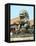 Bronzed Lion Guards Gate of Heavenly Purity, Forbidden City, UNESCO Site, Beijing, China, Asia-Kimberly Walker-Framed Premier Image Canvas