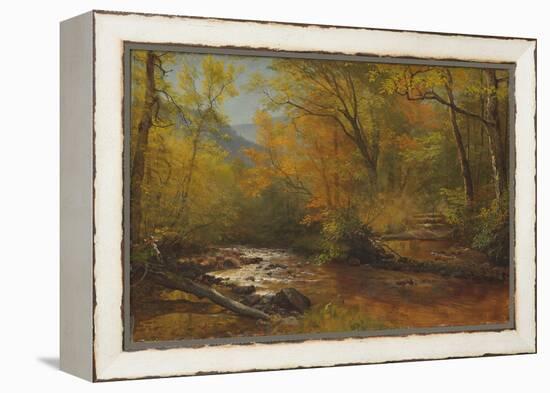 Brook in Woods-Albert Bierstadt-Framed Premier Image Canvas