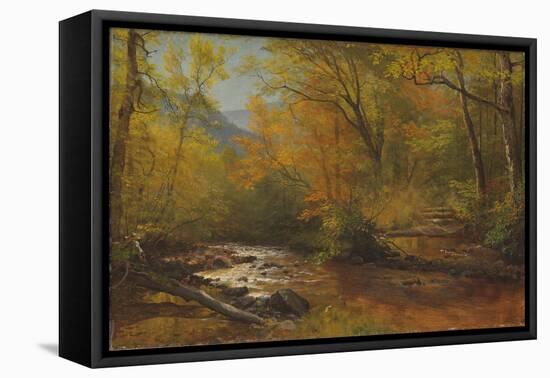 Brook in Woods-Albert Bierstadt-Framed Premier Image Canvas
