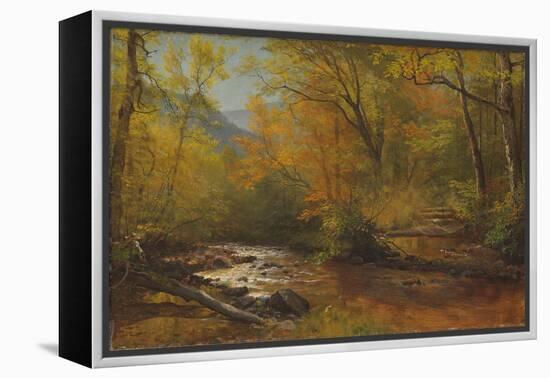 Brook in Woods-Albert Bierstadt-Framed Premier Image Canvas