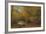 Brook in Woods-Albert Bierstadt-Framed Giclee Print