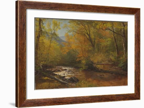 Brook in Woods-Albert Bierstadt-Framed Giclee Print